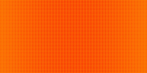 Dots halftone orange color pattern gradient texture with technology digital background. Dots pop art comics with summer background eps10.