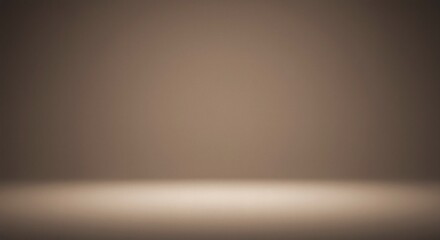 Studio Backdrop With Beige Gradient and Light Shadow