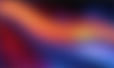 Obraz premium Abstract Blurred Background: Warm Orange to Cool Blue Gradient, Smooth Transition, Soft Focus, Modern Design
