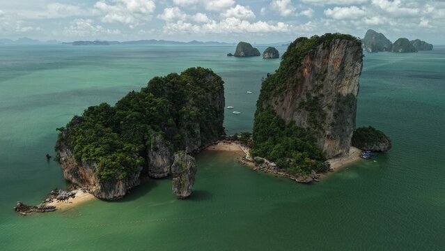 Koh Tapu, an iconic island in Phang-nga, Thailand