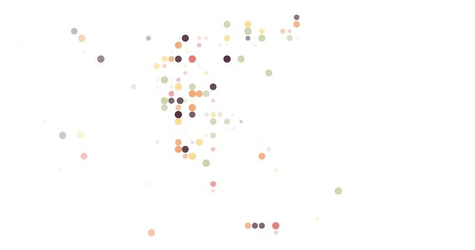 Dynamic Circle Composition of Greece Map