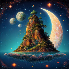 island background 