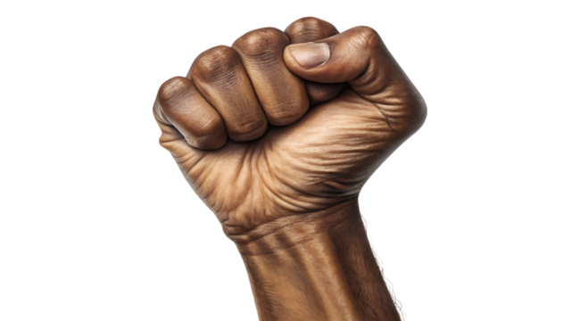 hand fist, labor day hand fist isolated on transparent background