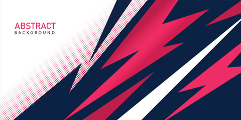 stylish sports background with geometric sharp shapes and Halftone Effect.