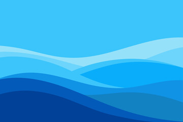 Fototapeta premium abstract blue wave background