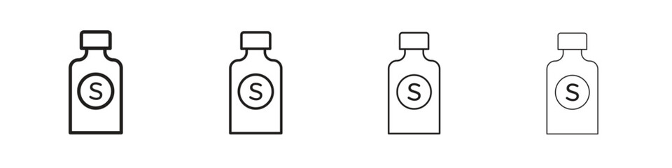 Solvent icon symbols collection. Vector EPS 10