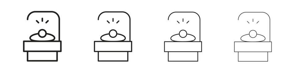 Solarium icon symbols collection. Vector EPS 10