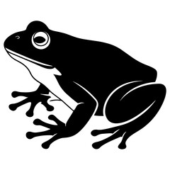 Abstract geometric silhouette design isolated on white background