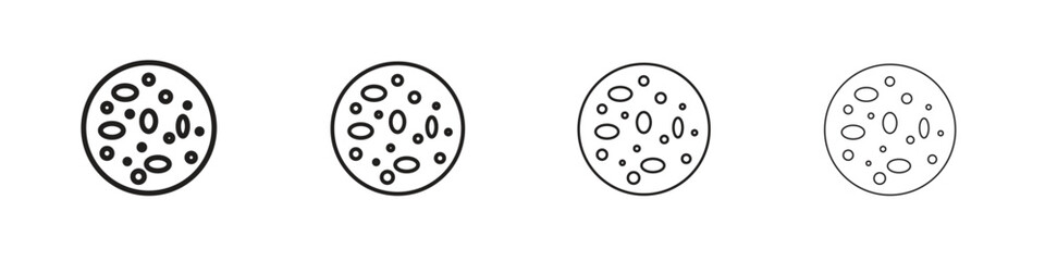 Leukemia icon symbols collection. Vector EPS 10