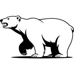 Black and white silhouette design isolated on white background