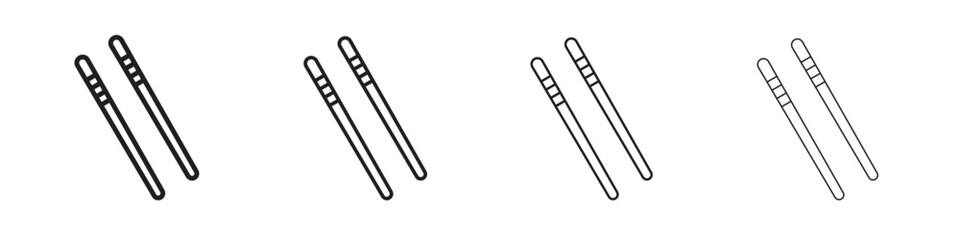 Chopsticks icon symbols collection. Vector EPS 10