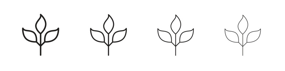 Basil icon symbols collection. Vector EPS 10