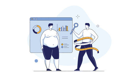 Understanding health metrics and weight management progress through data analysis and personal tracking