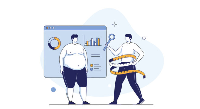 Understanding health metrics and weight management progress through data analysis and personal tracking