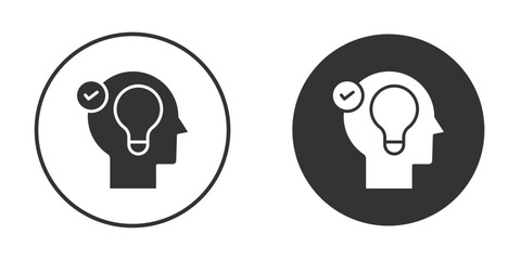 Understand icon vector solid icon style illustration. EPS 10 file