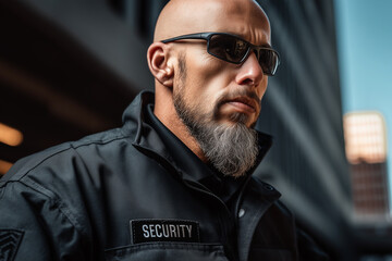 Security Guard with Sunglasses