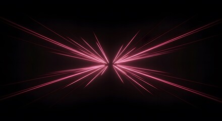 Fototapeta premium Celestial beams of light extending into the darkness above and below