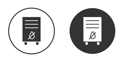 Air purifier icon vector solid icon style illustration. EPS 10 file