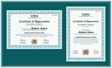 Minimalist Certificate of Achievement with clean typography