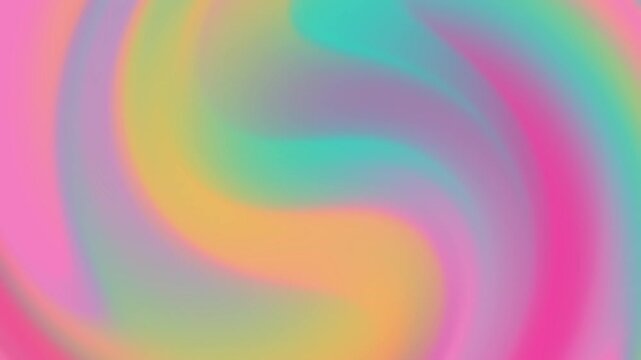 Flujo de Colores Pastel Abstracto