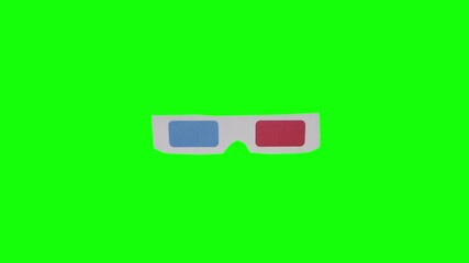 Anaglyph 3D Glasses: Immersive Cinema Experience, Green Screen Ready