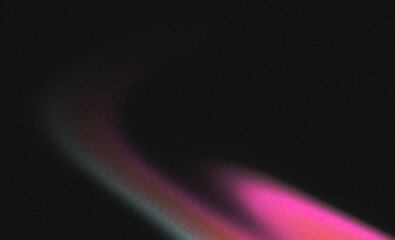 Ray of pale blue and pink extends across the darkness