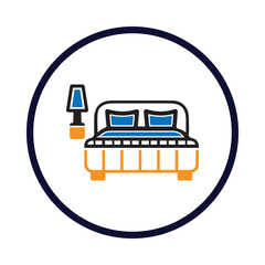 furniture, bed, luxurious, Modern bed icon