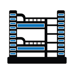 Bed, Bunk, dual bed, bunk bed icon