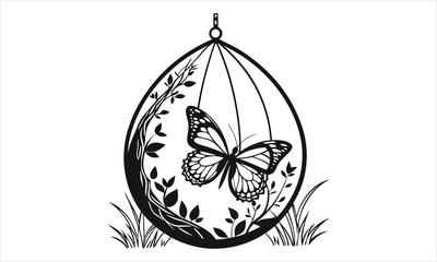 Butterfly in Cage