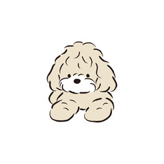 Dogs collection. Vector illustration of funny cartoon different breeds dogs in trendy flat style. Isolated on white.