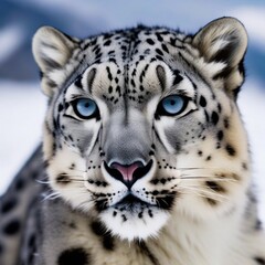 close up portrait of a leopard
