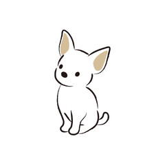 Dogs collection. Vector illustration of funny cartoon different breeds dogs in trendy flat style. Isolated on white.