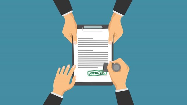 request approval video animation ask for approval animated