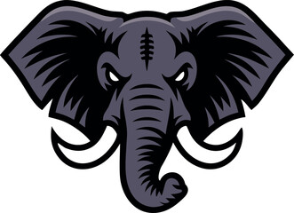 Obraz premium Elephant logo symbol vector Art, Icons, and Graphics for Designers