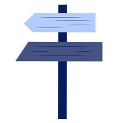 Wooden Direction Sign