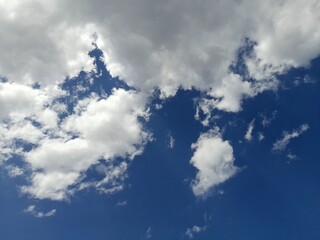 Photo of partly cloudy and blue sky