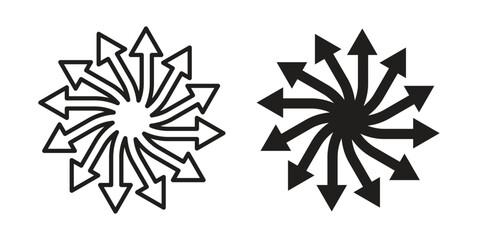 Versatile icon symbol shape. vector symbols.