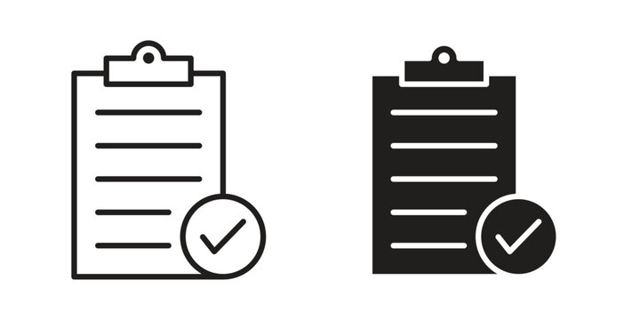 Survey icon symbol shape. vector symbols.