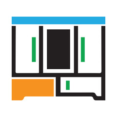 Furniture, Cupboard icon