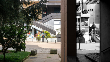 Urban Contrast: Color vs. Black and White