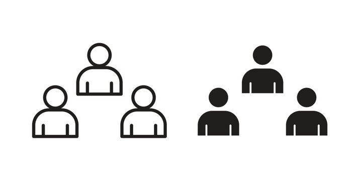 Ponzi scheme icon symbol shape. vector symbols.