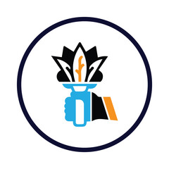 Cleaner, brush, duster icon