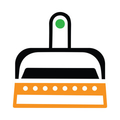 dustpan, cleaner, dustpan icon