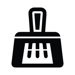 dustpan, cleaner, dustpan icon