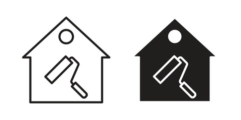 Home repair icon symbol shape. vector symbols.