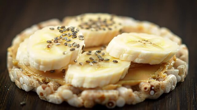 Close-up of a healthy breakfast sandwich