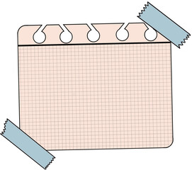 small sticky note
