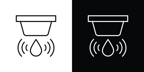 Water sensor icon Editable stroke vector pack, suitable for web designs.