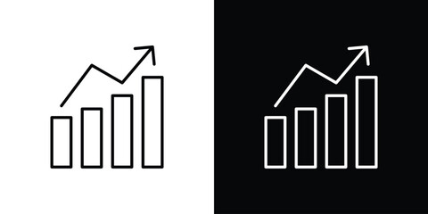 Stagflation icon Editable stroke vector pack, suitable for web designs.