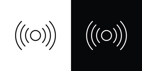 Sensor icon Editable stroke vector pack, suitable for web designs.